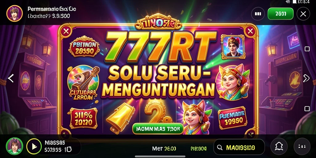 Tampilan gameplay seru dalam permainan Slot 777RT.