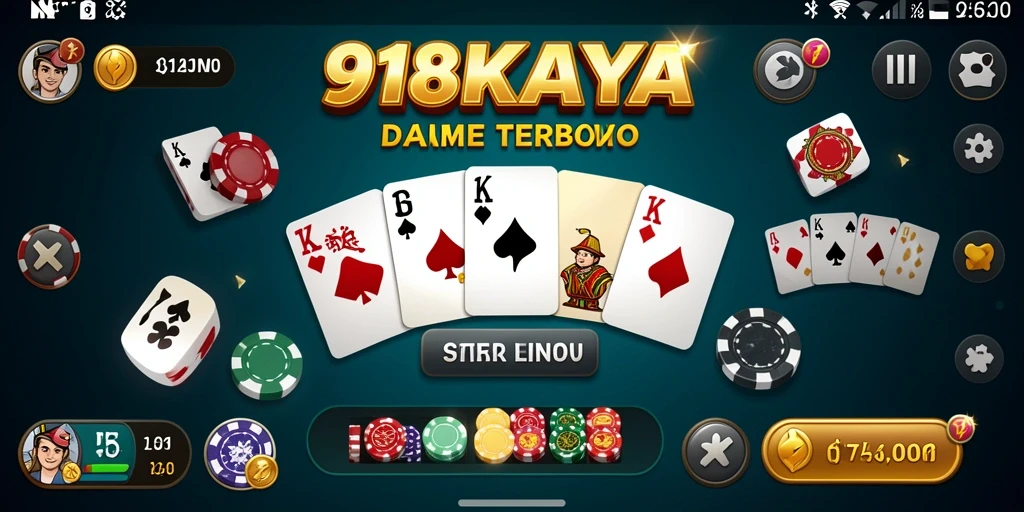 Screenshot gameplay 918KAYA menampilkan keseruan permainan Domino.
