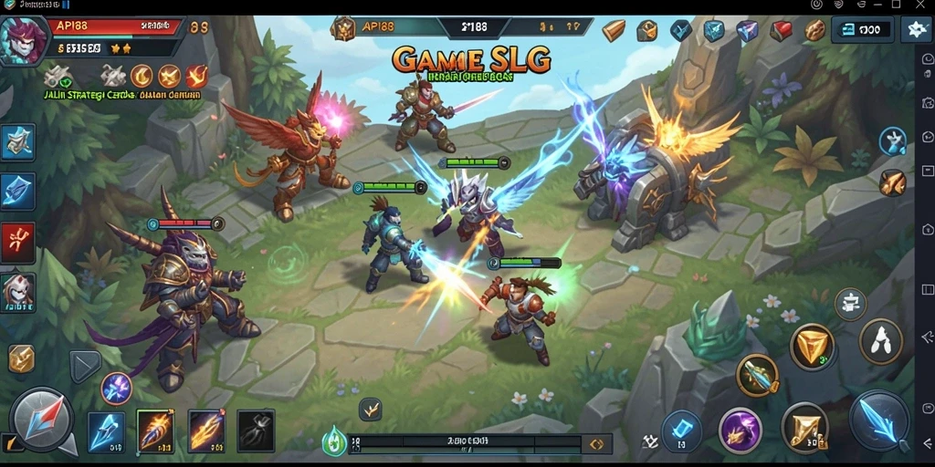 Tangkapan layar gameplay API88 yang menunjukkan strategi pertempuran.