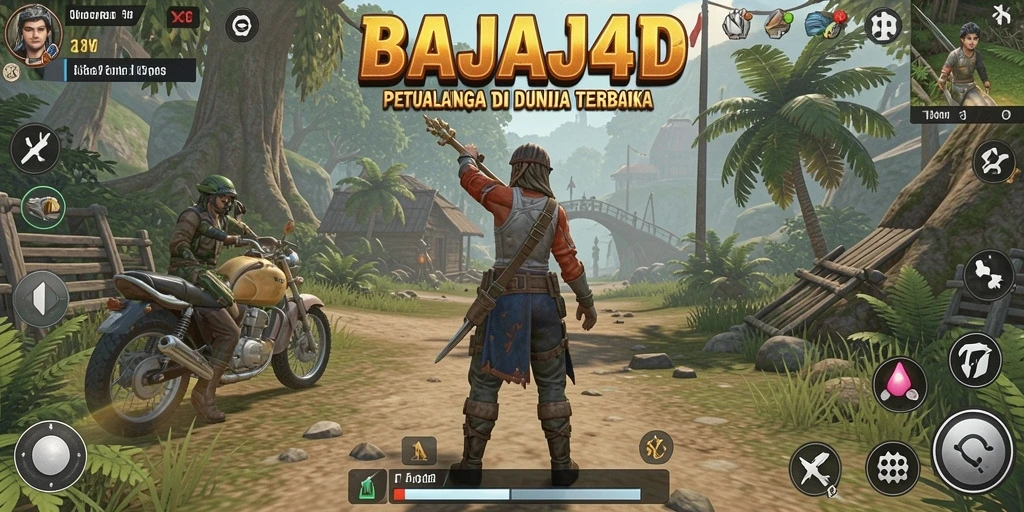 Tampilan gameplay menarik dari BAJAJ4D dalam dunia terbuka.
