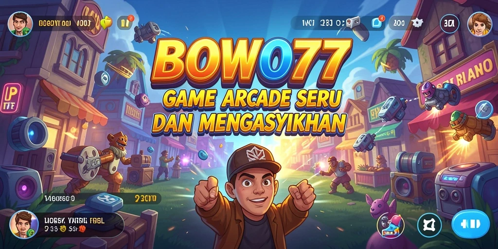 Screenshot gameplay BOWO77 menampilkan aksi seru dalam game Arcade.