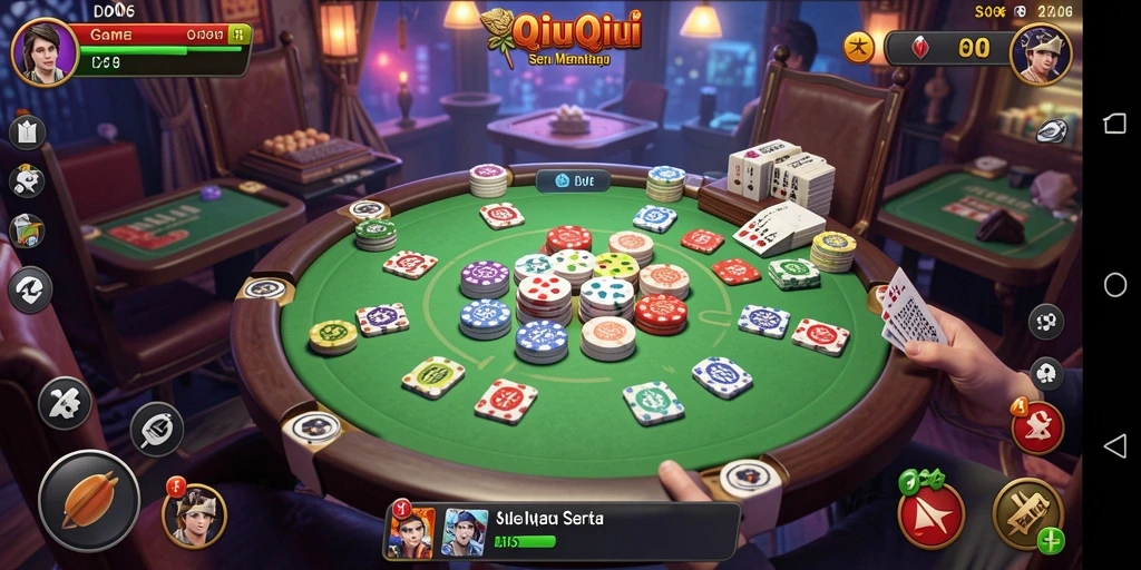 Screenshot gameplay QiuQiu yang menegangkan dari D06.