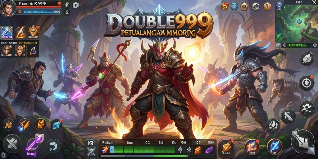 Gameplay menarik dalam dunia fantasi MMORPG DOUBLE999.