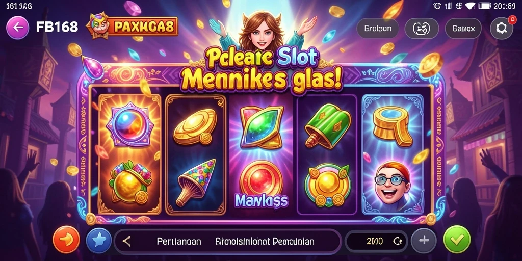 Tampilan menarik dari gameplay slot di FB168.