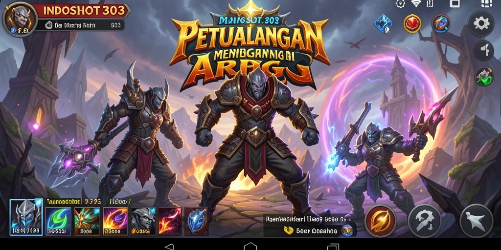 Tampilan menarik gameplay INDOSLOT303 di dunia ARPG.