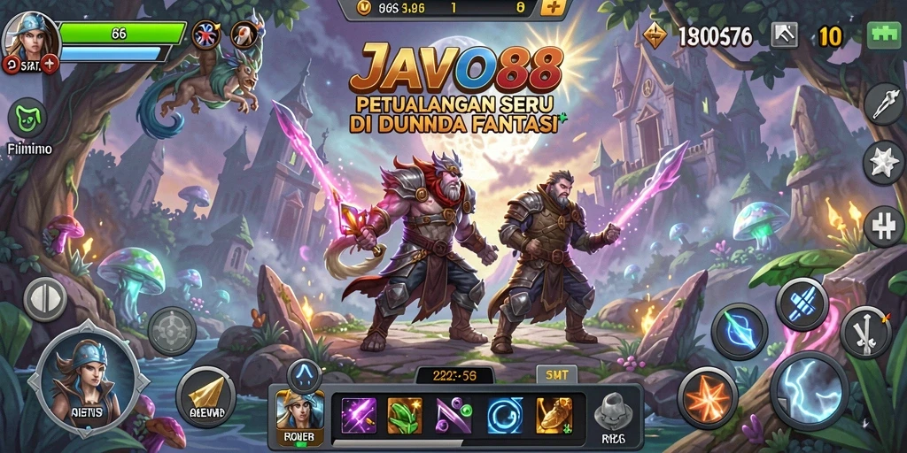 Gameplay menakjubkan <strong>JAVO88</strong> di dunia petualangan yang fantastis.