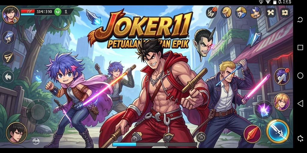 Tampilan gameplay <strong>JOKER11</strong> yang penuh aksi dan warna-warni.