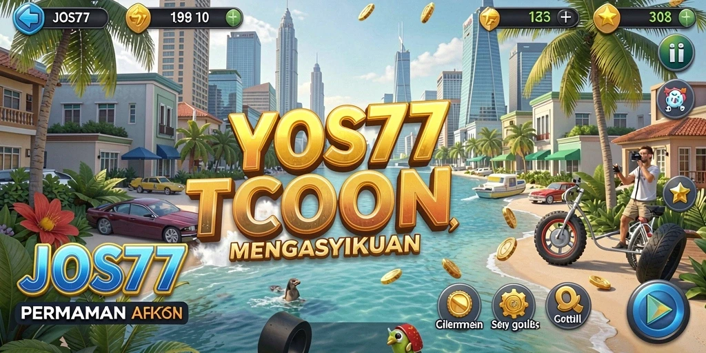 Tangkapan layar JOS77 yang menunjukkan gameplay Tycoon yang menarik.