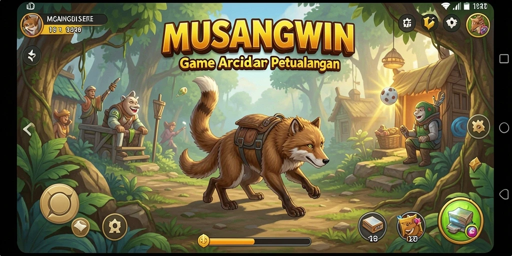Screenshot dari gameplay seru MUSANGWIN yang menyajikan tantangan menarik.