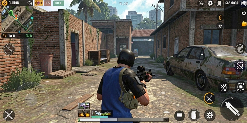 Tangkapan layar gameplay intens menampilkan aksi seru di PLUTO88.