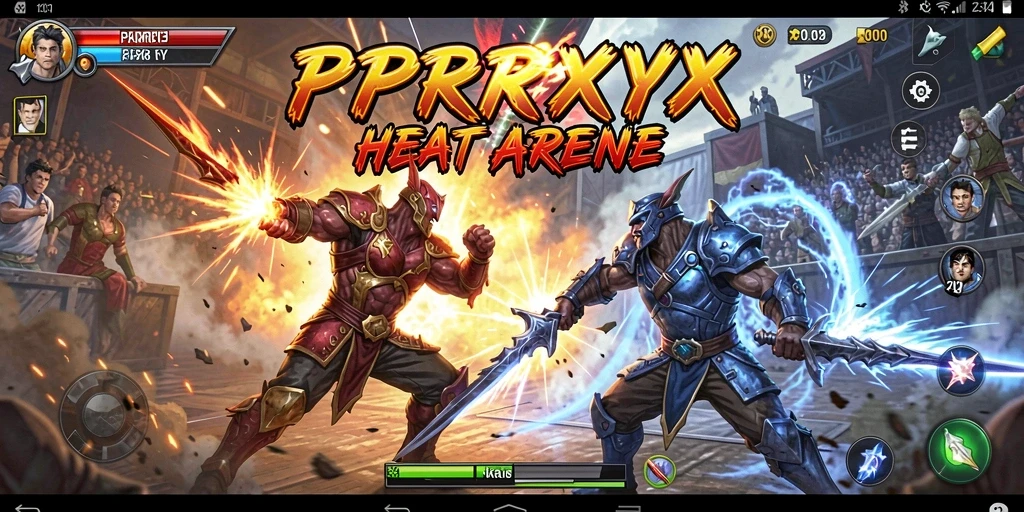 Tampilan gameplay PPRRYY yang dinamis dan penuh aksi.