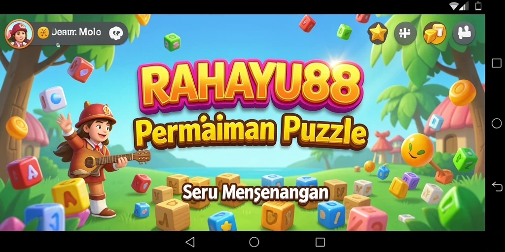 Tampilan gameplay RAHAYU88 yang penuh warna dan menantang.