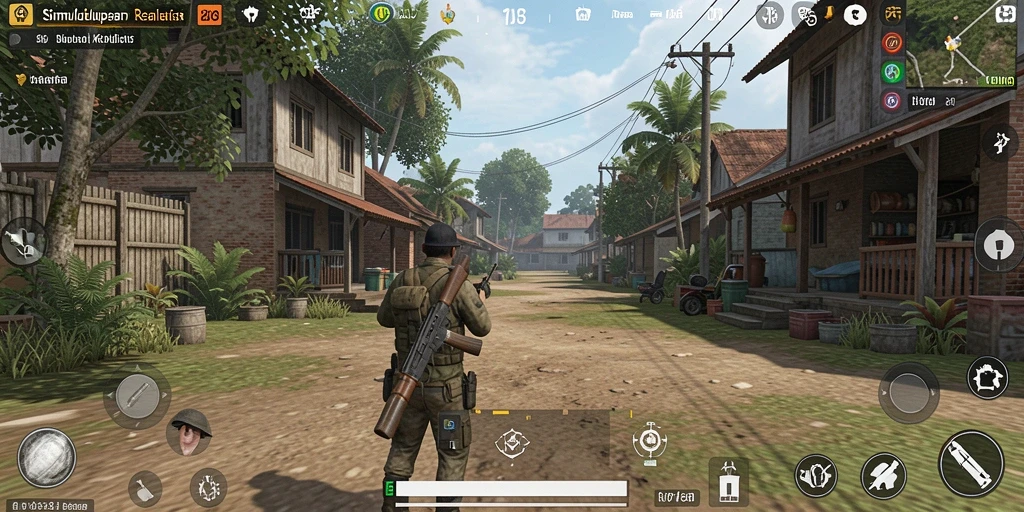 Screenshot menampilkan gameplay realistis dan interaksi karakter dalam RP66.