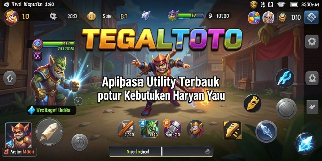 Screenshot utama TEGALTOTO menunjukkan antarmuka aplikasi yang ramah pengguna.