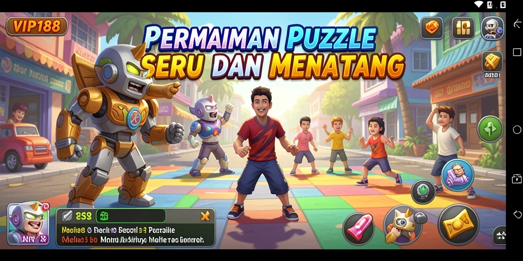 Tampilkan gameplay menarik dari game Puzzle VIP188.