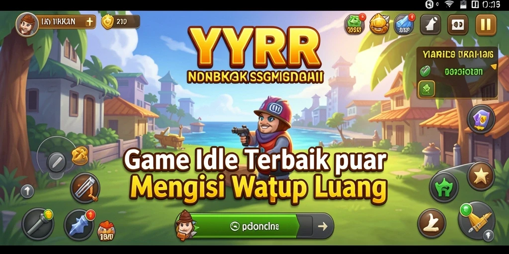 Tampilan gameplay YYRR dengan elemen Idle yang menawan.